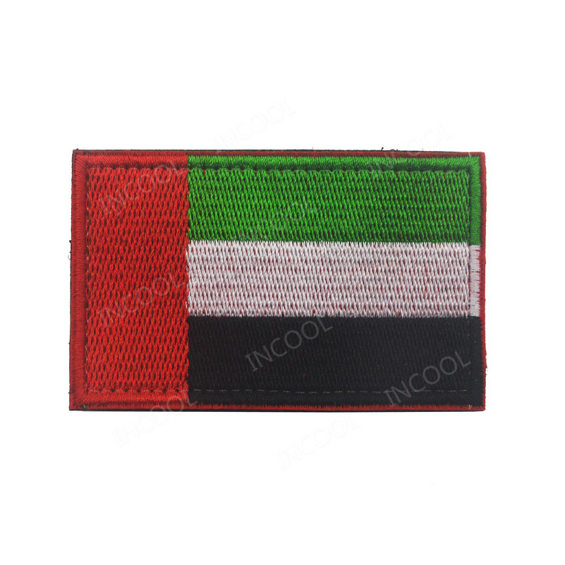 Home Decor Uae - แผ่นผ้าปักลายธงชาติอาหรับสหรัฐสำหรับกระเป๋าเป้สะพายหลังผ้าปักลาย Uae