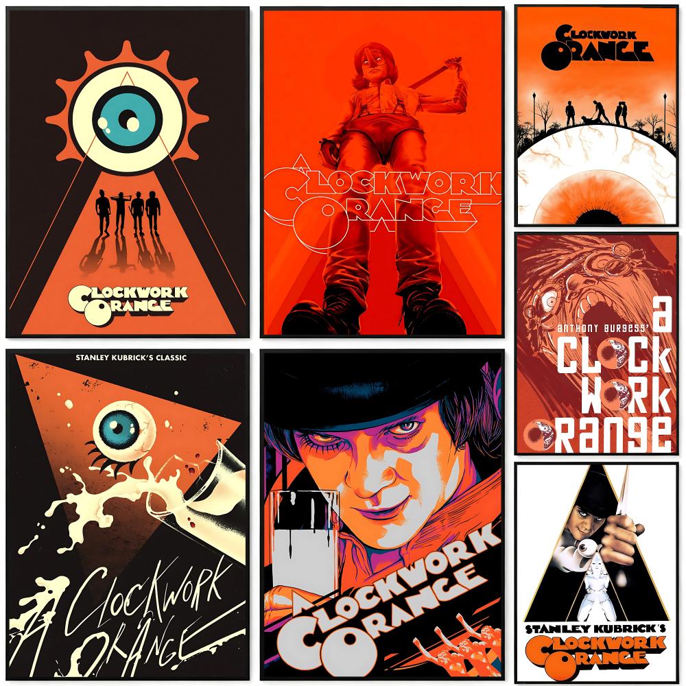 Home Decor Living Room Ideas - โปสเตอร์ A Clockwork Orange พิมพ์ HD