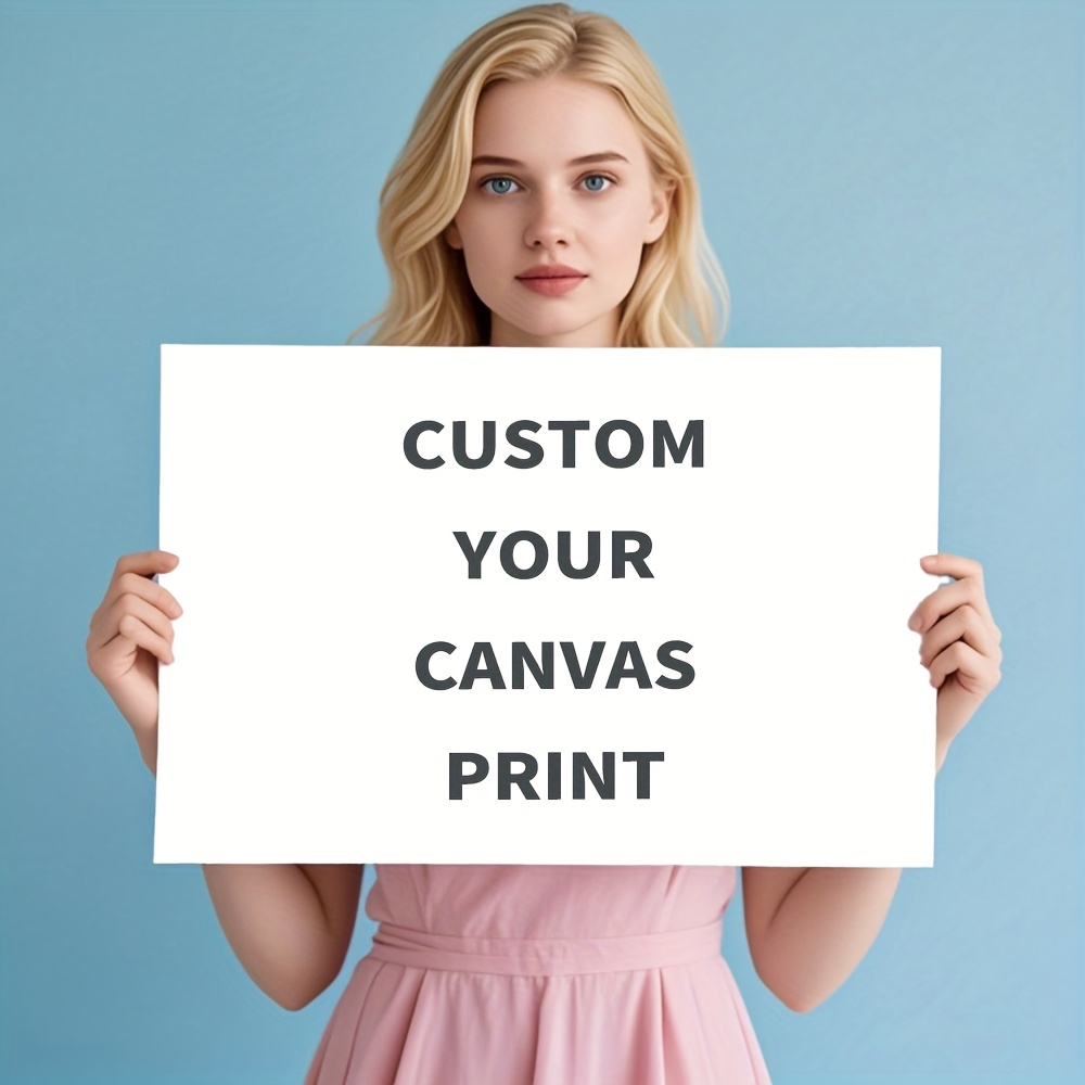 Home Decor Canvas - ภาพพิมพ์บนผ้าแคนวาสแบบกำหนดเองด้วยรูปถ่ายของคุณ - การพิมพ์บนผ้าแคนวาสแบบไม่มีกรอบที่ปรับแต่งได้ - เหมาะสำหรับตกแต่งบ้านและเป็นของขวัญทุกฤดูกาล