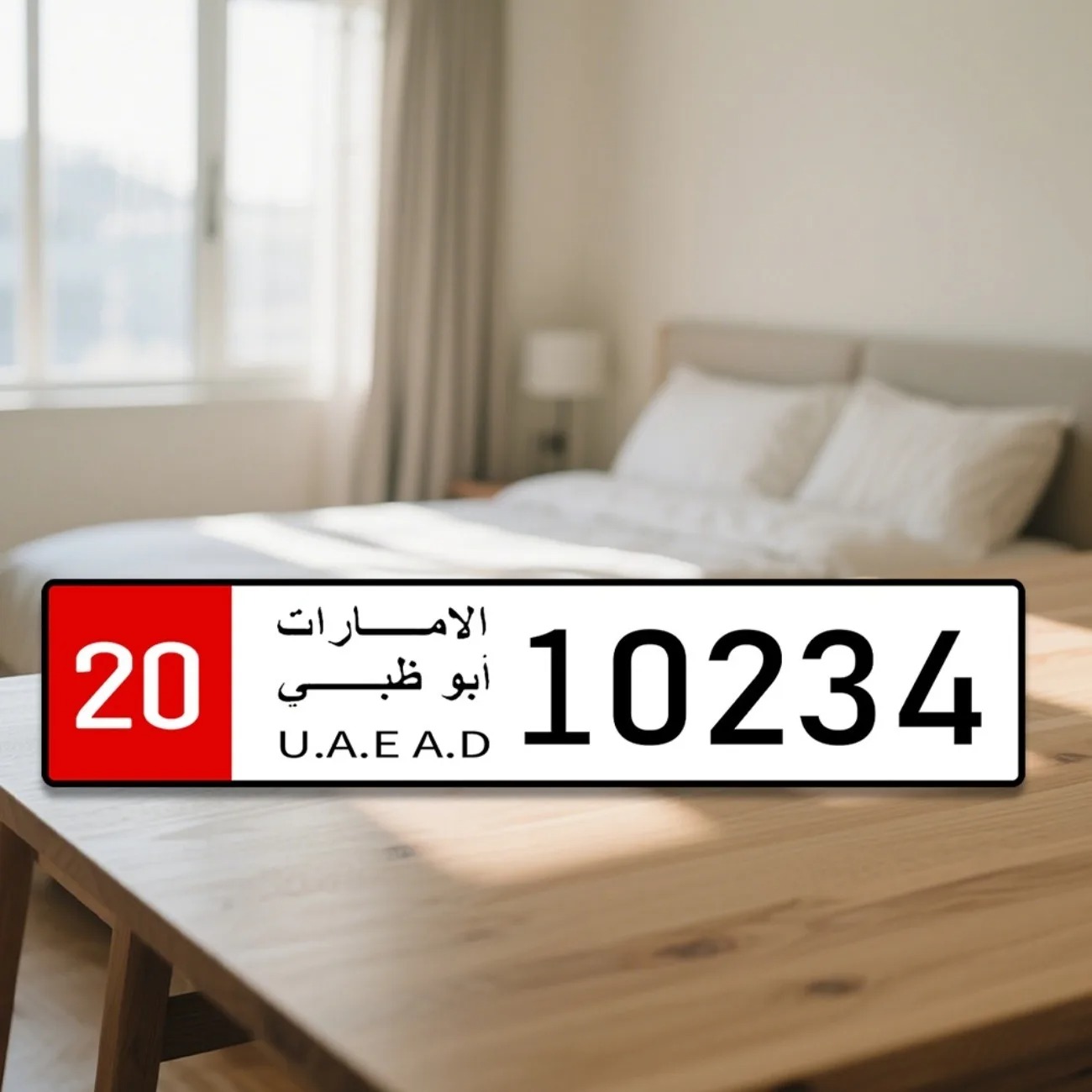 ป้ายทะเบียนอะลูมิเนียมแบบกำหนด - Home Decor Uae บทวิจารณ์และราคา
