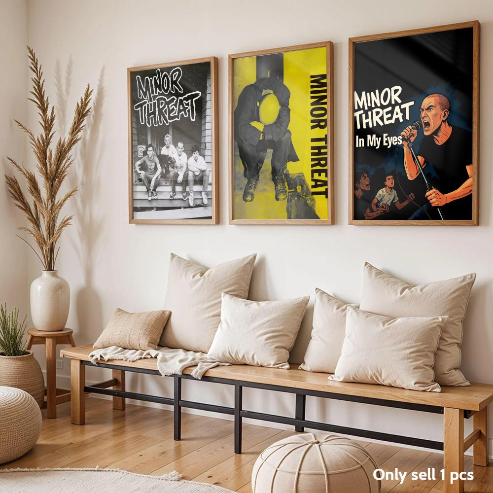โปสเตอร์วงดนตรีร็อค M-Minor Th - Home Decor Living Room Ideas บทวิจารณ์และราคา