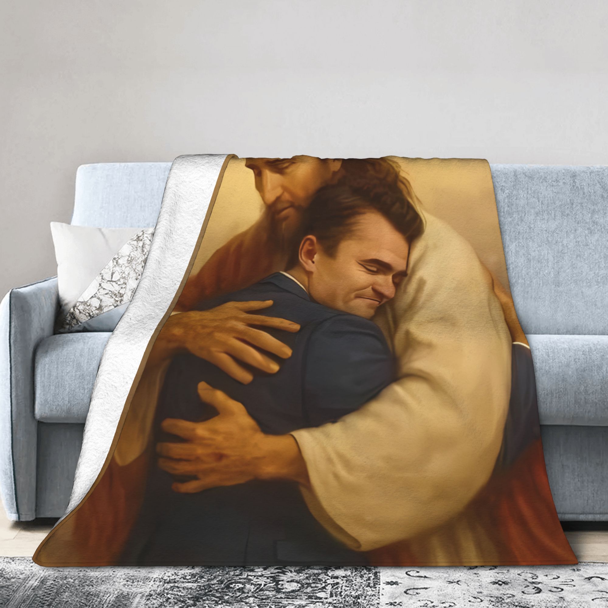 ผ้าห่มนุ่มสบายลายชาร์ลี เคอร์ก - Neutral Throw Blanket บทวิจารณ์และราคา