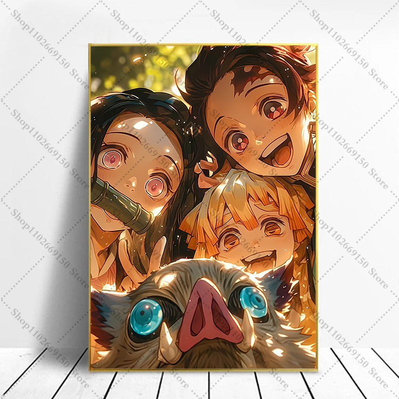 ภาพแคนวาสตกแต่งบ้านลายอนิเมะ D - Home Decor Canvas บทวิจารณ์และราคา