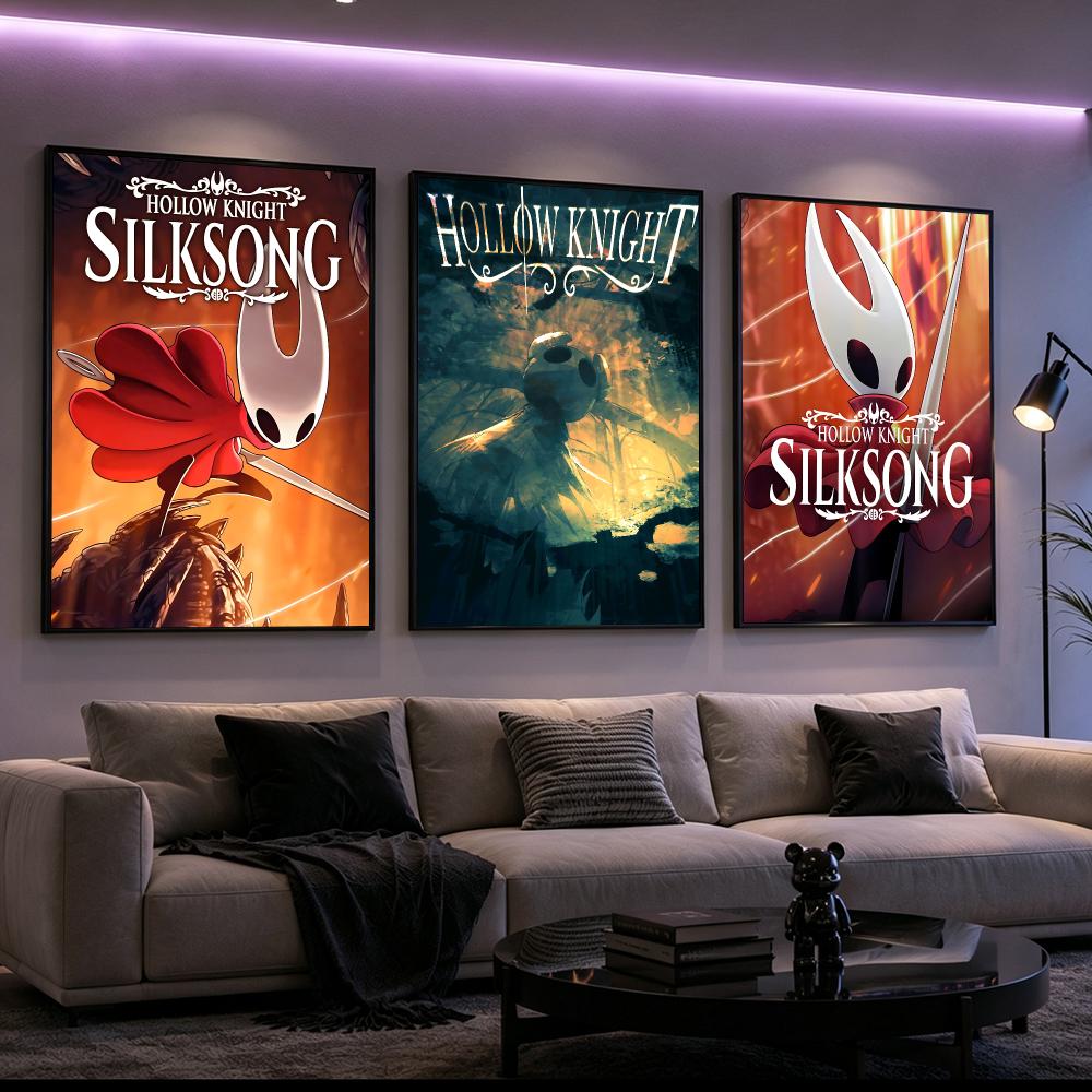 โปสเตอร์เกม Hollow Knight พิมพ - Home Decor Living Room Ideas บทวิจารณ์และราคา