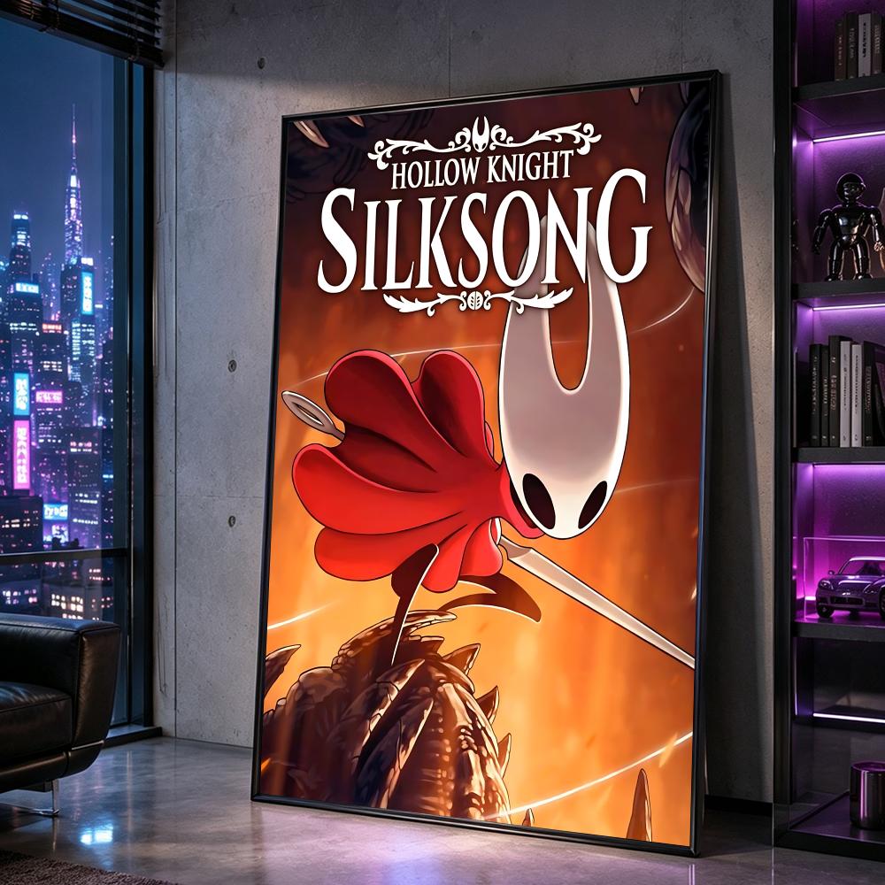 โปสเตอร์เกม Hollow Knight พิมพ - Home Decor Living Room Ideas บทวิจารณ์และราคา