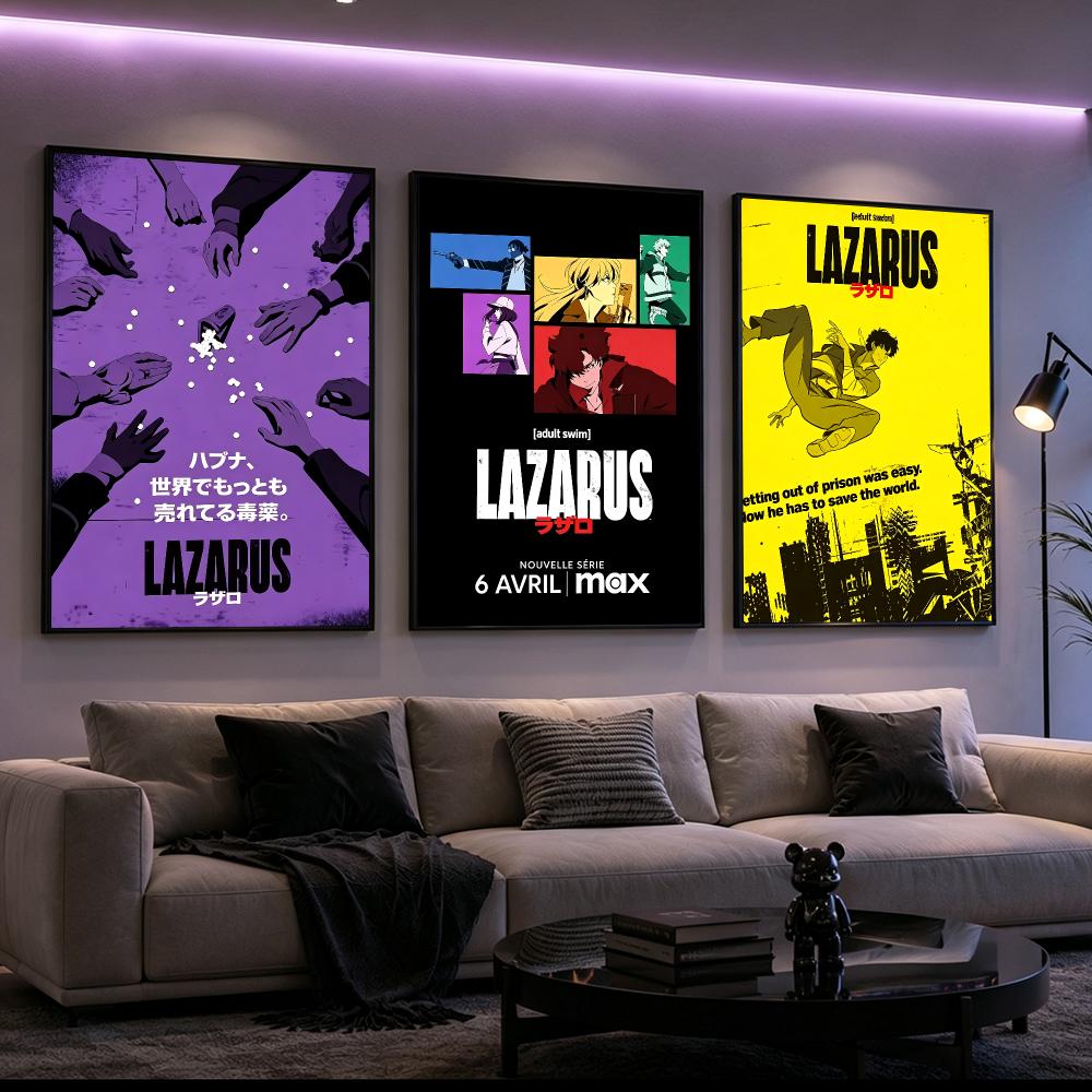โปสเตอร์อนิเมะ Lazarus พิมพ์ H - Home Decor Living Room Ideas บทวิจารณ์และราคา