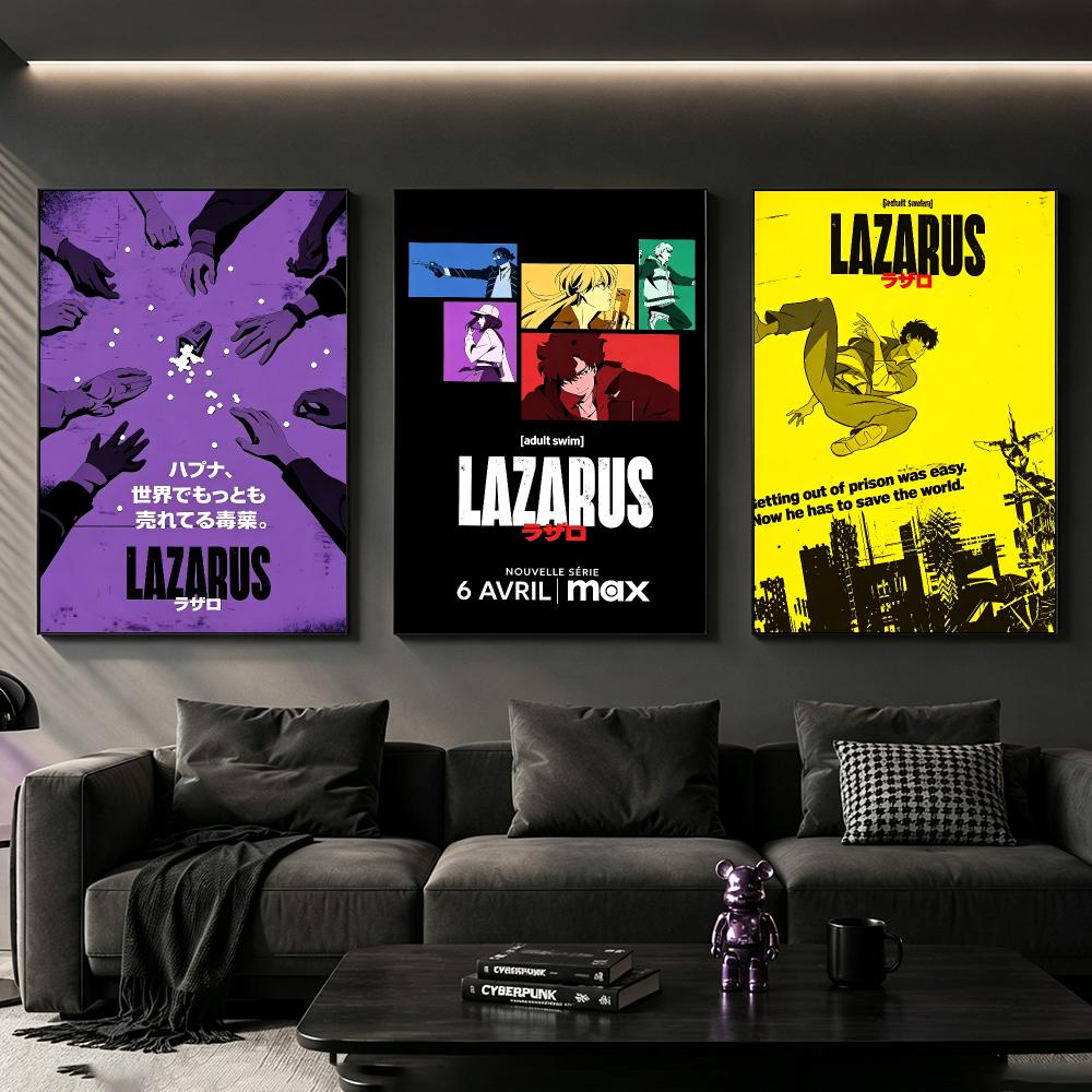โปสเตอร์อนิเมะ Lazarus พิมพ์ H - Home Decor Living Room Ideas บทวิจารณ์และราคา