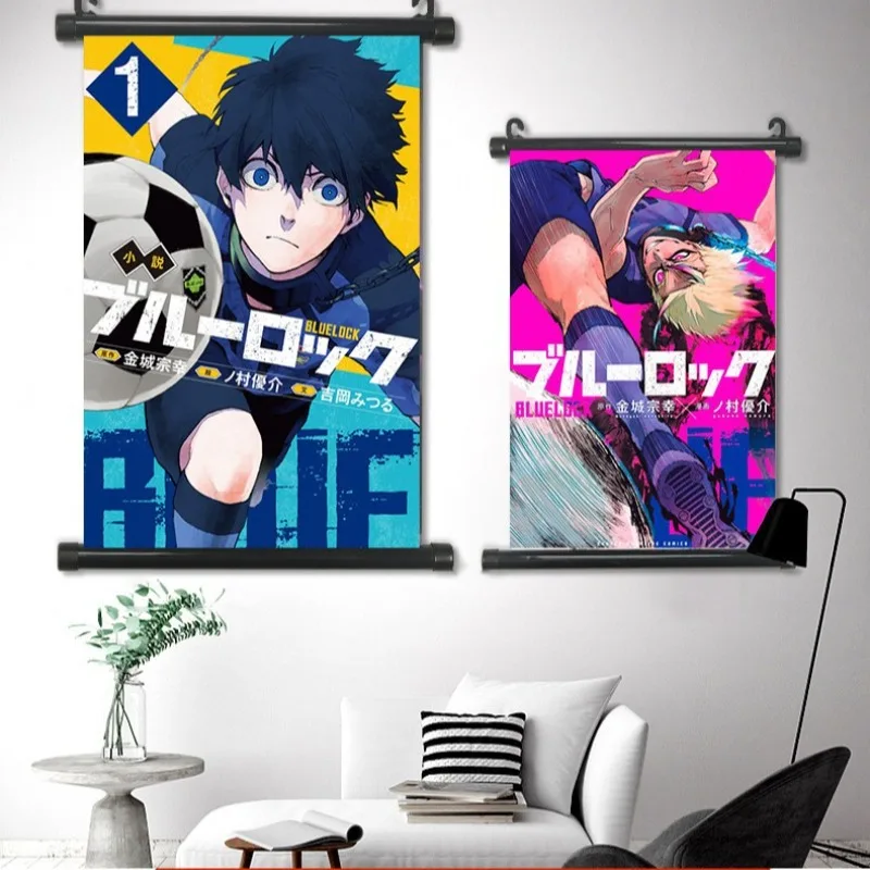 อะนิเมะบลูล็อคโปสเตอร์ศิลปะบนก - Home Decor Canvas บทวิจารณ์และราคา