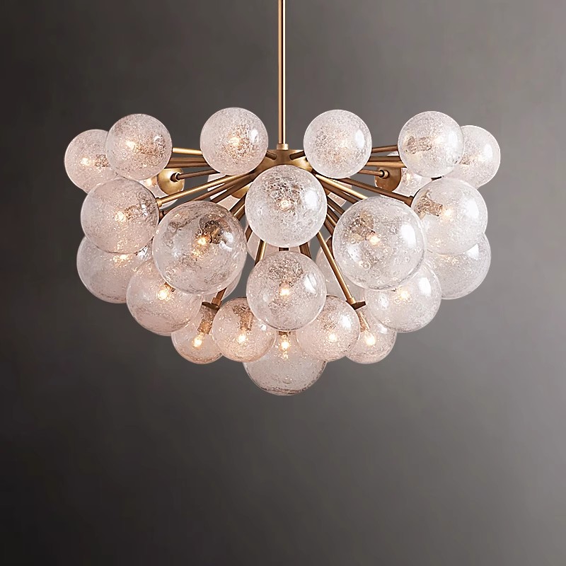 โคมไฟระย้าแก้วทรงฟองอากาศ รุ่น - Home Decor Trend 2026 บทวิจารณ์และราคา