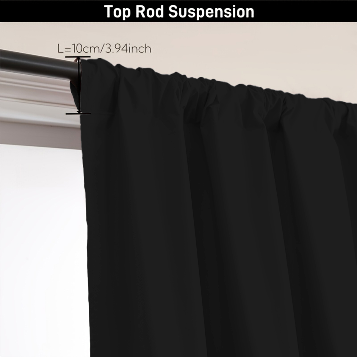ผ้าม่านสีทึบเรียบง่าย 1 ชิ้น ผ - Blackout Curtains บทวิจารณ์และราคา
