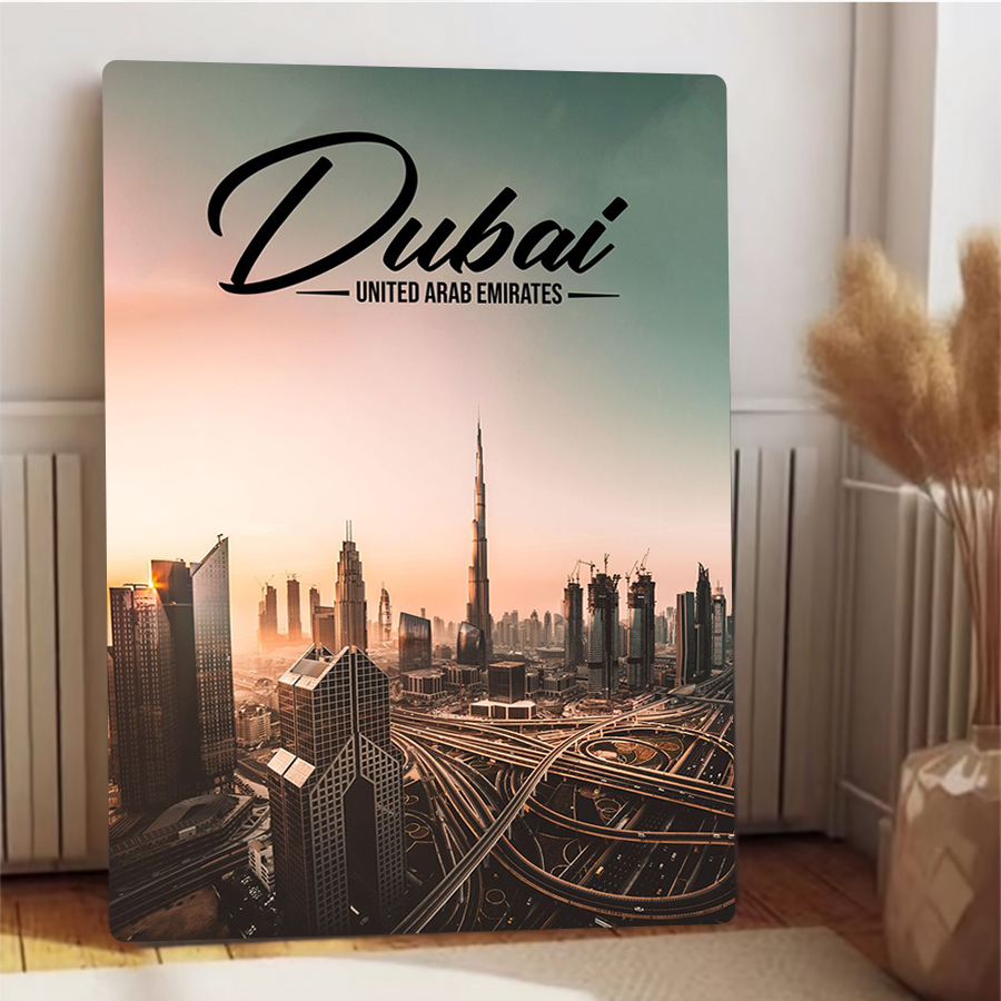 ดูไบ Cityscape Metal Wall Art  - Home Decor Uae บทวิจารณ์และราคา