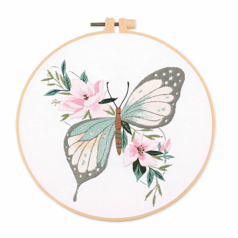 ชุดปักลายผีเสื้อ 1 ชิ้น ขนาด 2 - Home Decor Diy บทวิจารณ์และราคา