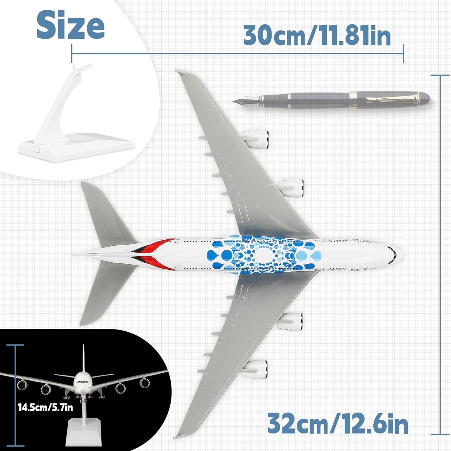 โมเดลเครื่องบิน A380 ของสายการ - Home Decor Uae บทวิจารณ์และราคา