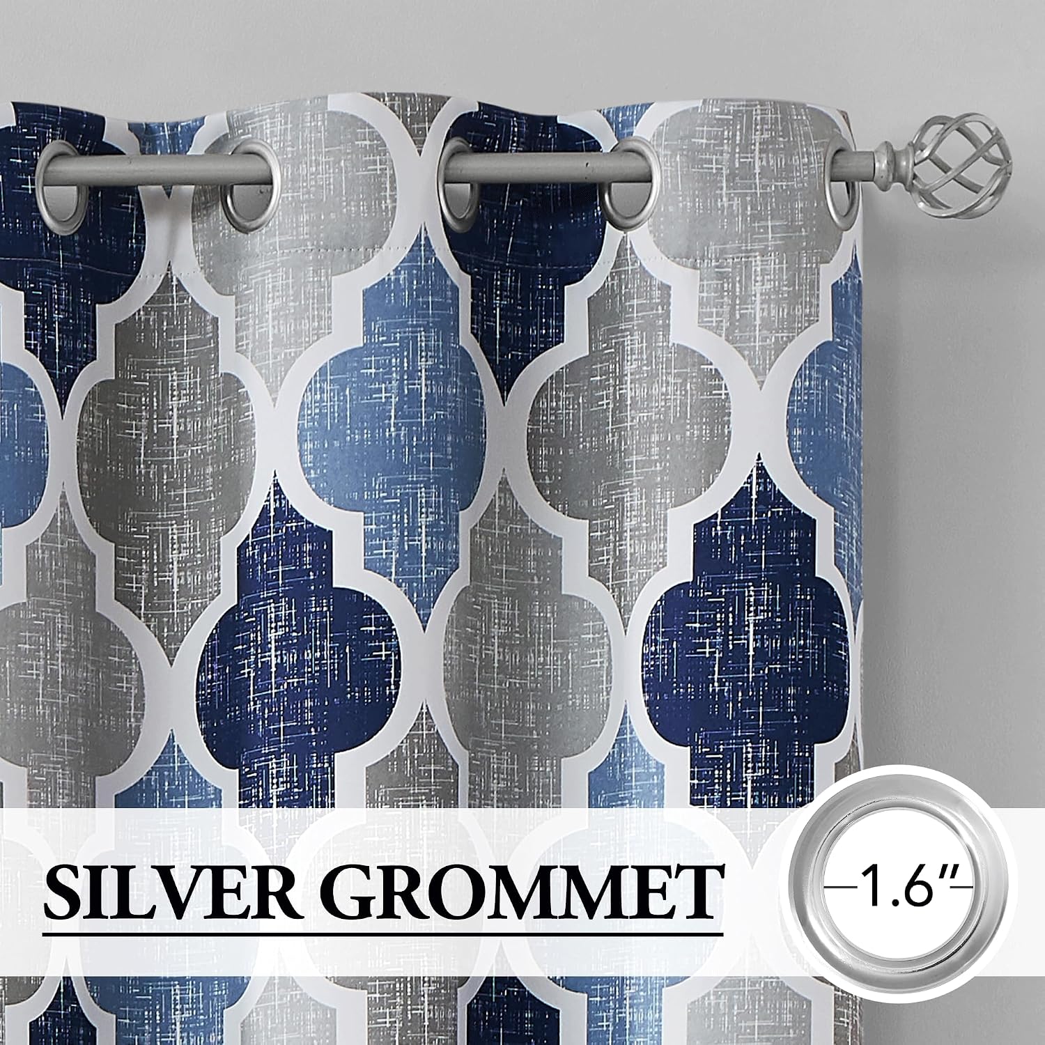 ม่านทึบแสง 2 ผืน ขนาด 50x84 นิ - Blackout Curtains บทวิจารณ์และราคา