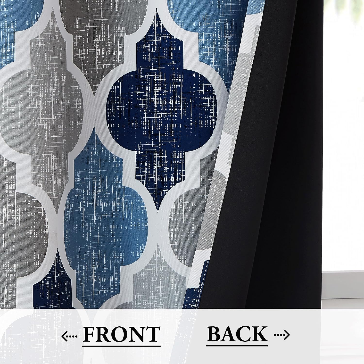 ม่านทึบแสง 2 ผืน ขนาด 50x84 นิ - Blackout Curtains บทวิจารณ์และราคา