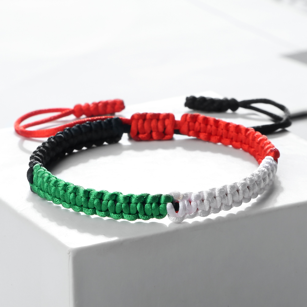 ธงปาเลสไตน์สร้อยข้อมือสีแดงสีด - Home Decor Uae บทวิจารณ์และราคา