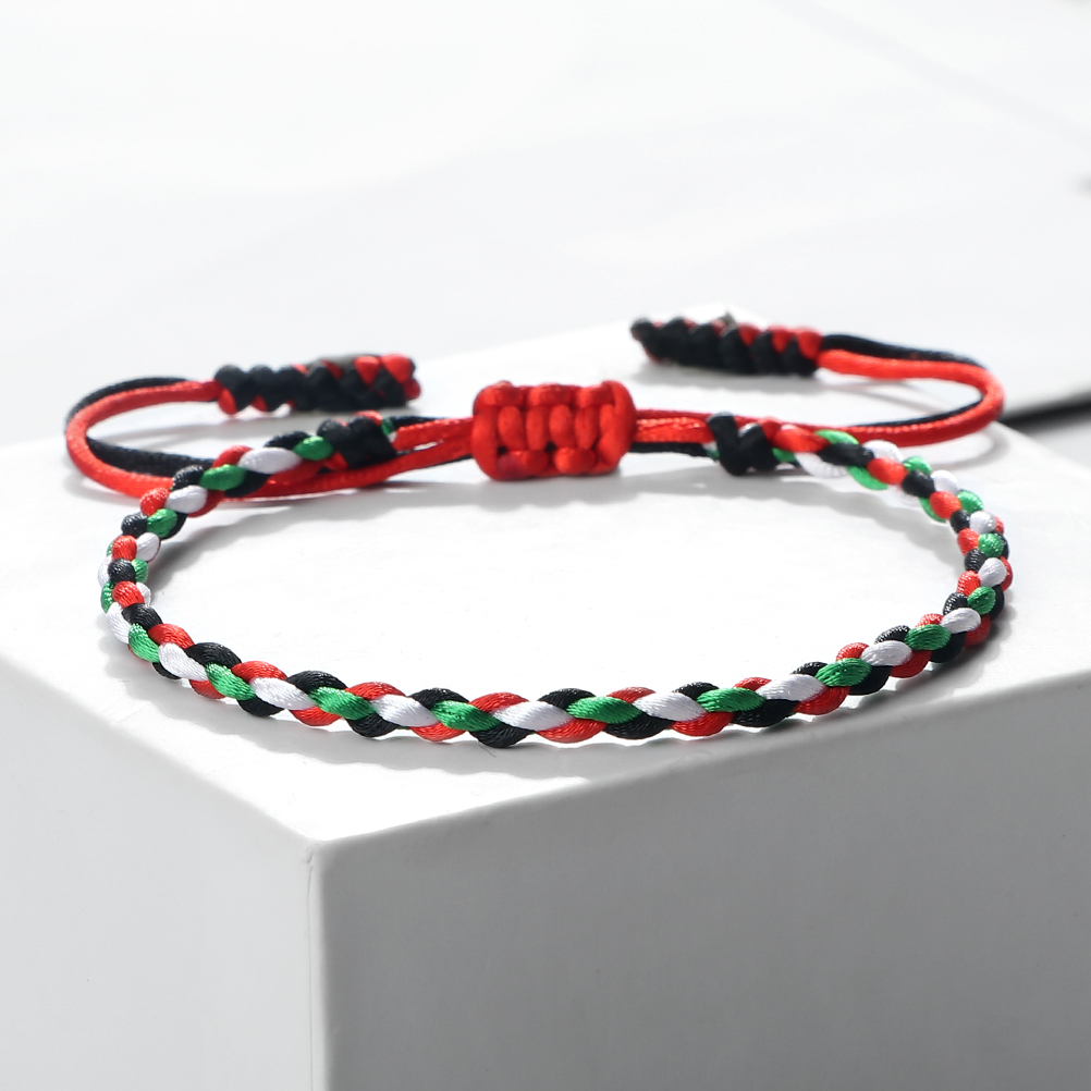 ธงปาเลสไตน์สร้อยข้อมือสีแดงสีด - Home Decor Uae บทวิจารณ์และราคา