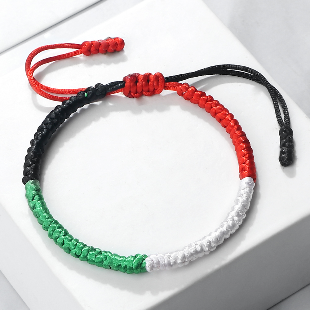 ธงปาเลสไตน์สร้อยข้อมือสีแดงสีด - Home Decor Uae บทวิจารณ์และราคา