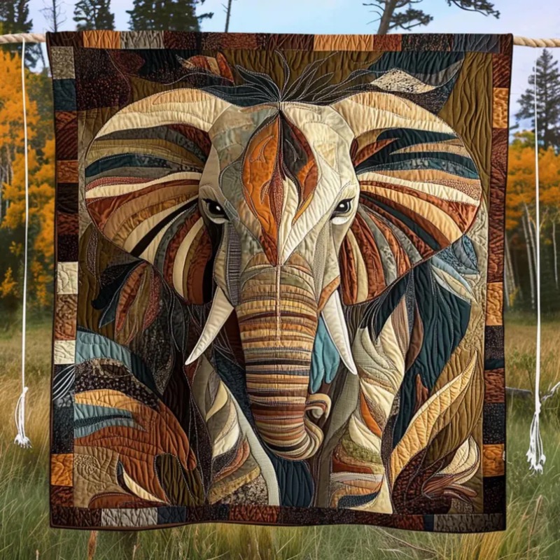 ผ้าห่มลายช้าง – ผ้าห่มลายปักลา - Neutral Throw Blanket บทวิจารณ์และราคา