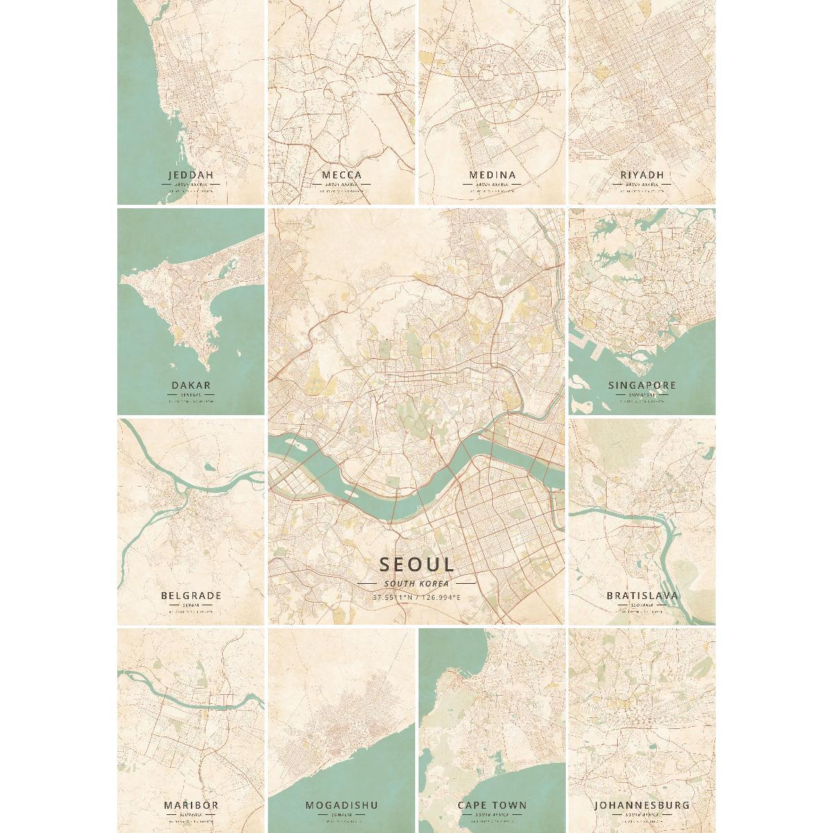 เจดดาห์ซาอุดิอาระเบียพิมพ์โปสเ - Home Decor Jeddah บทวิจารณ์และราคา