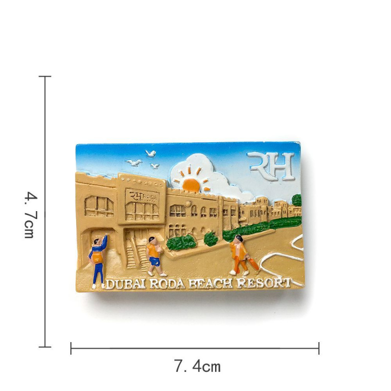 แม่เหล็กติดตู้เย็นเรซิ่น 3 มิต - Home Decor Uae บทวิจารณ์และราคา