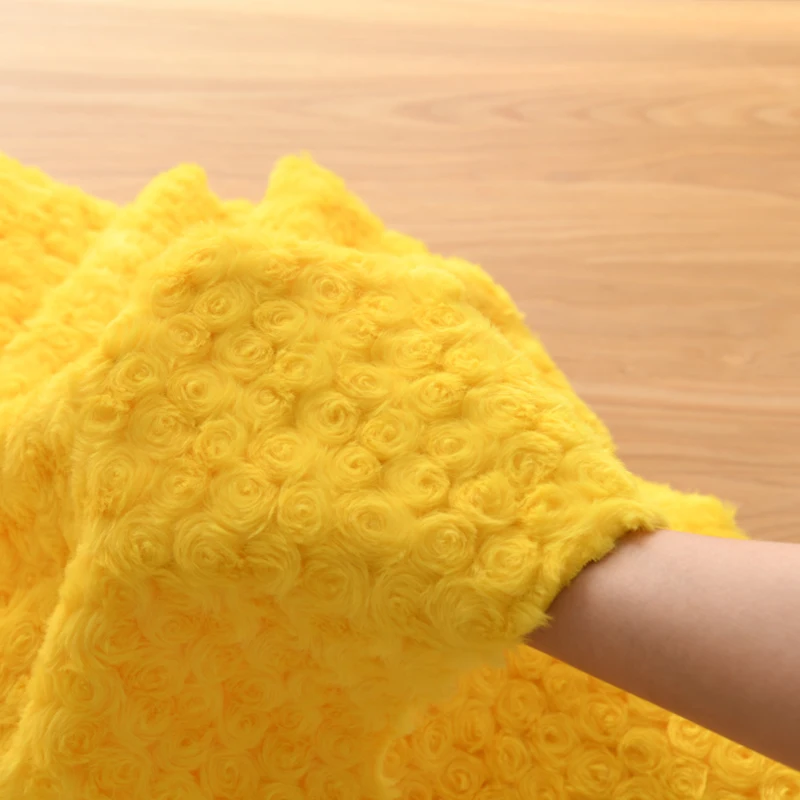ผ้าขนสัตว์เทียมลายดอกกุหลาบ ผ้ - Home Decor Diy บทวิจารณ์และราคา