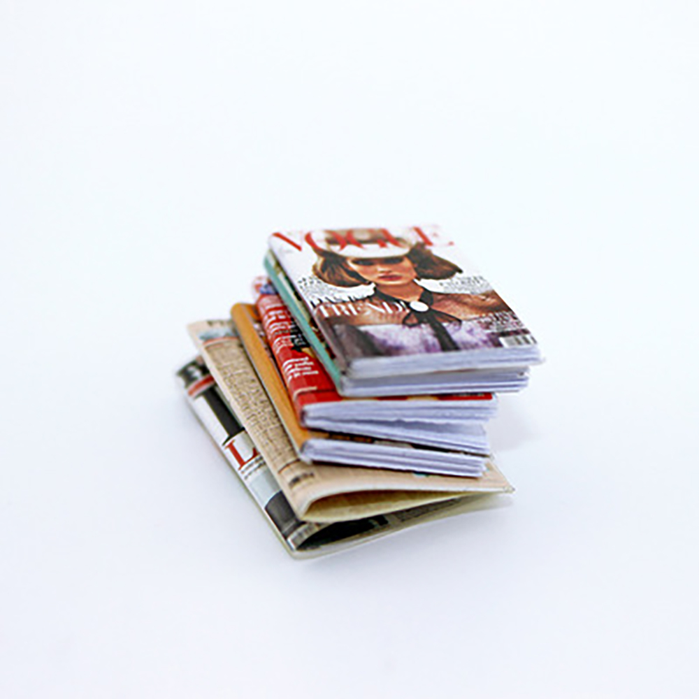 6Pcs 1/12 Dollhouse Miniature  - Home Decor Magazine บทวิจารณ์และราคา
