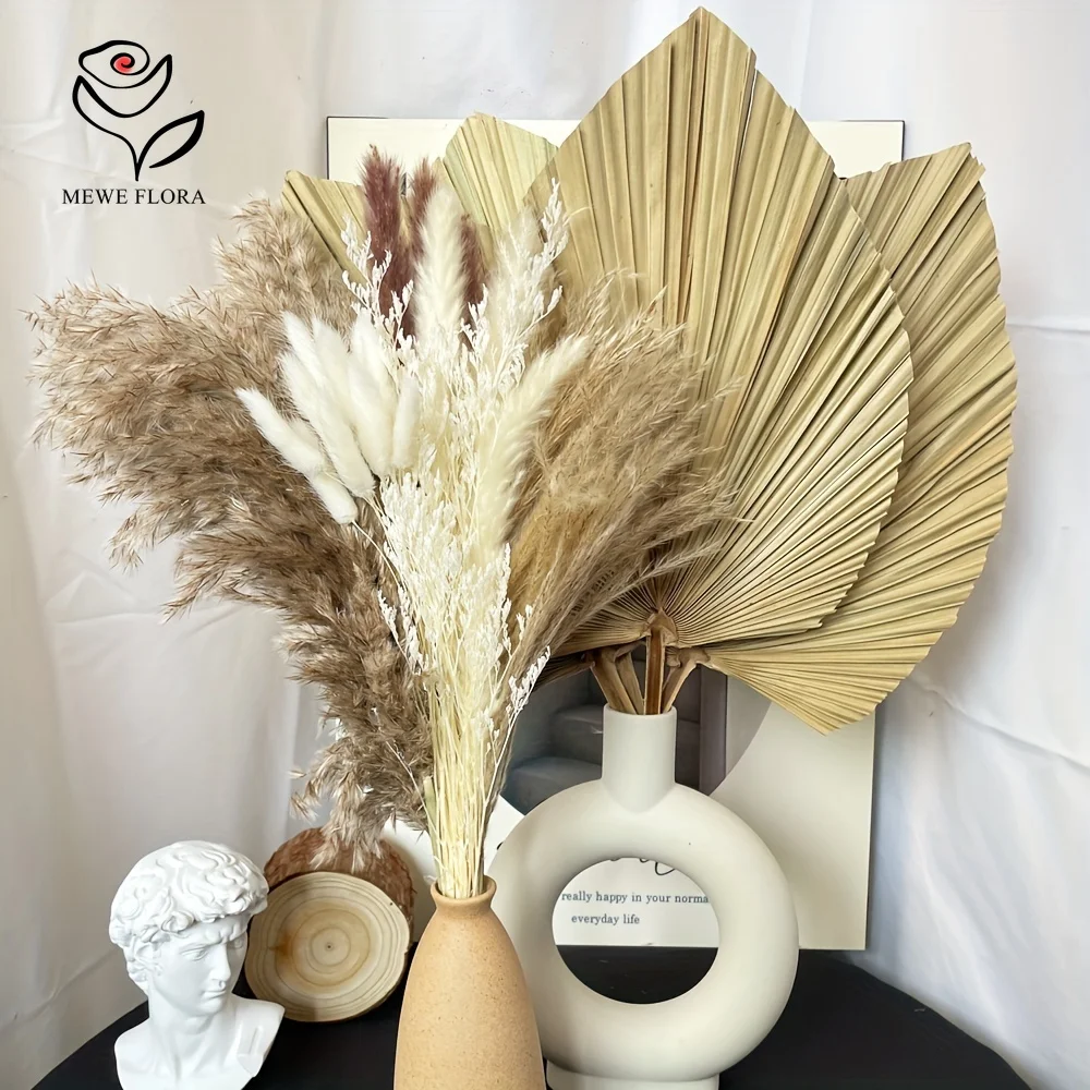 35 ชิ้นธรรมชาติ Pampas Grass B - Pampas Grass Decor บทวิจารณ์และราคา