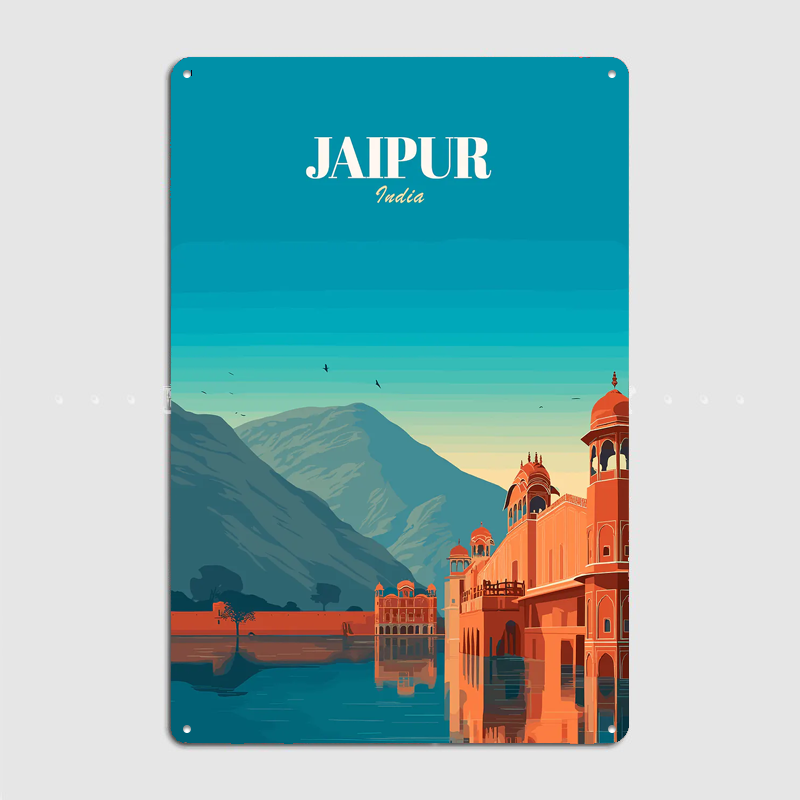 ป้ายโลหะตกแต่งห้องลายโปสเตอร์ท - Home Decor Jaipur บทวิจารณ์และราคา