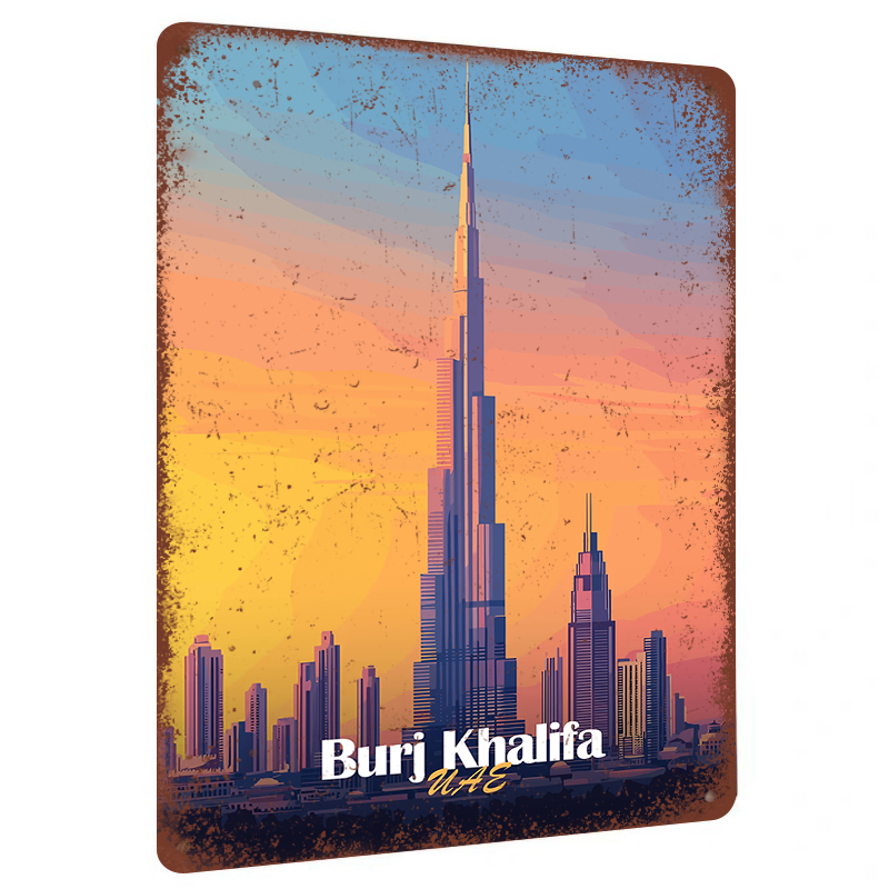ภาพตกแต่งผนังโลหะลายสกายไลน์ขอ - Home Decor Uae บทวิจารณ์และราคา