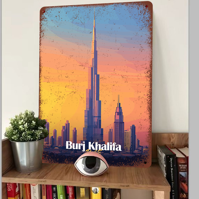 ภาพตกแต่งผนังโลหะลายสกายไลน์ขอ - Home Decor Uae บทวิจารณ์และราคา