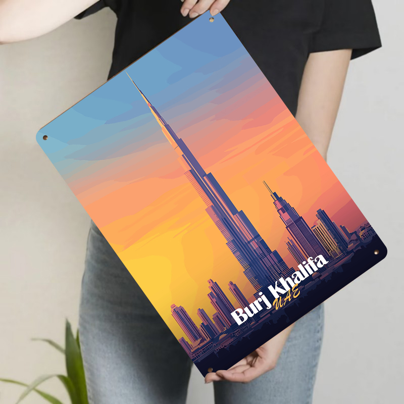 ภาพตกแต่งผนังโลหะลายสกายไลน์ขอ - Home Decor Uae บทวิจารณ์และราคา