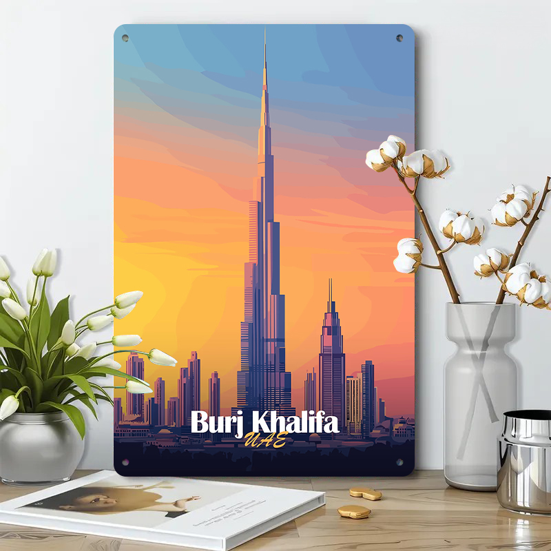 ภาพตกแต่งผนังโลหะลายสกายไลน์ขอ - Home Decor Uae บทวิจารณ์และราคา