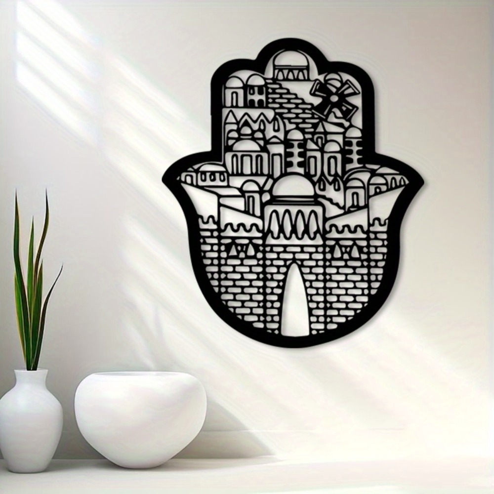 CIFBUY งานศิลปะติดผนังเหล็ก สถ - Home Decor In บทวิจารณ์และราคา