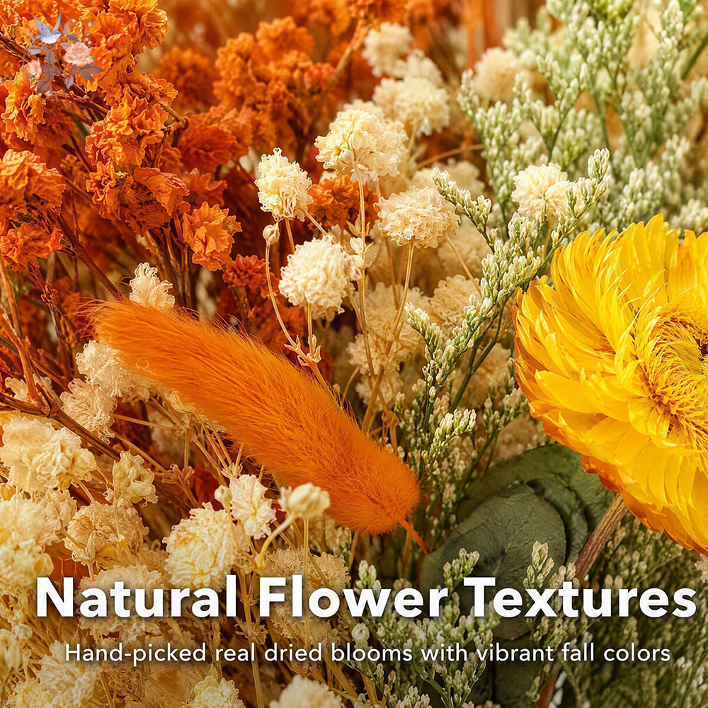 ช่อดอกไม้แห้งฤดูใบไม้ร่วง หญ้า - Pampas Grass Decor บทวิจารณ์และราคา