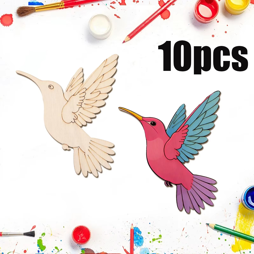 ชุดงานฝีมือไม้รูปสัตว์และนก 10 - Home Decor Diy บทวิจารณ์และราคา