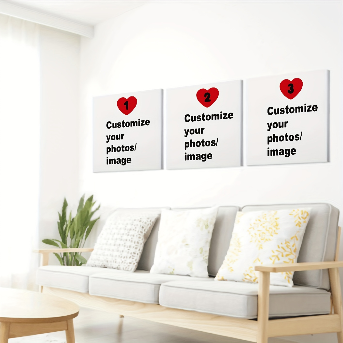 ภาพพิมพ์บนผ้าแคนวาสสี่เหลี่ยมจ - Home Decor Canvas บทวิจารณ์และราคา