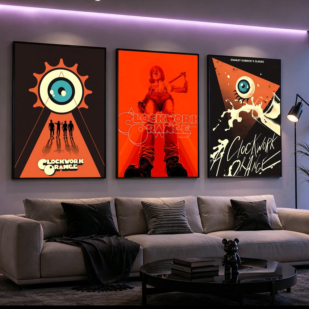 โปสเตอร์ A Clockwork Orange พิ - Home Decor Living Room Ideas บทวิจารณ์และราคา