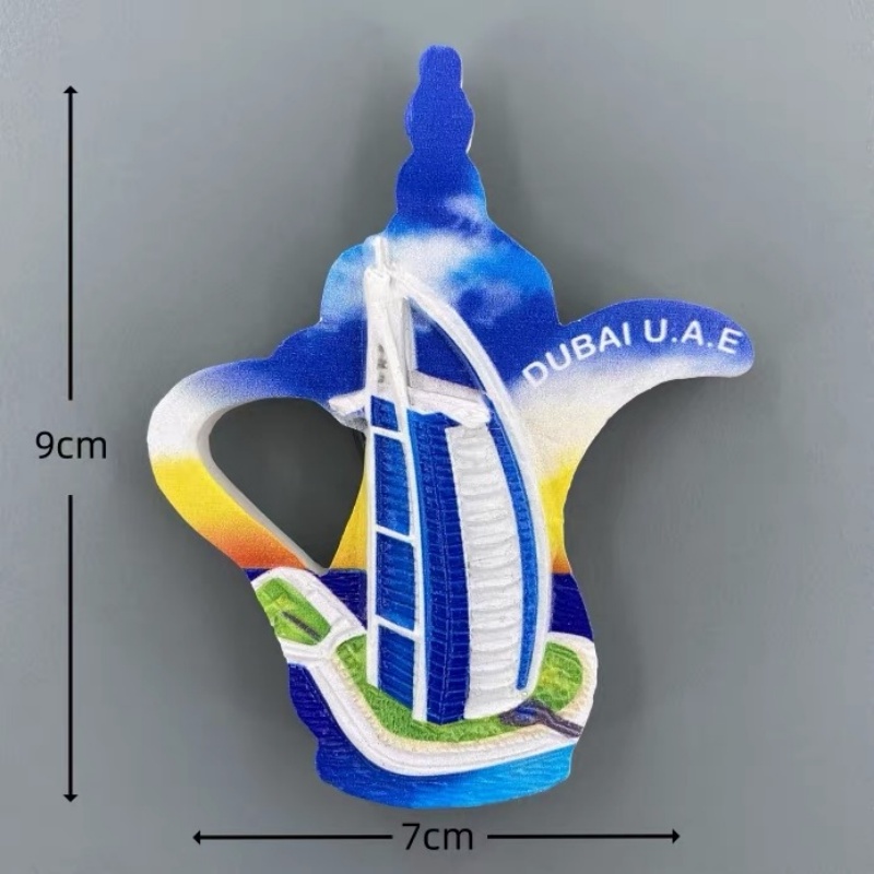 แม่เหล็กติดตู้เย็นเรซิ่นวาดลาย - Home Decor Uae บทวิจารณ์และราคา