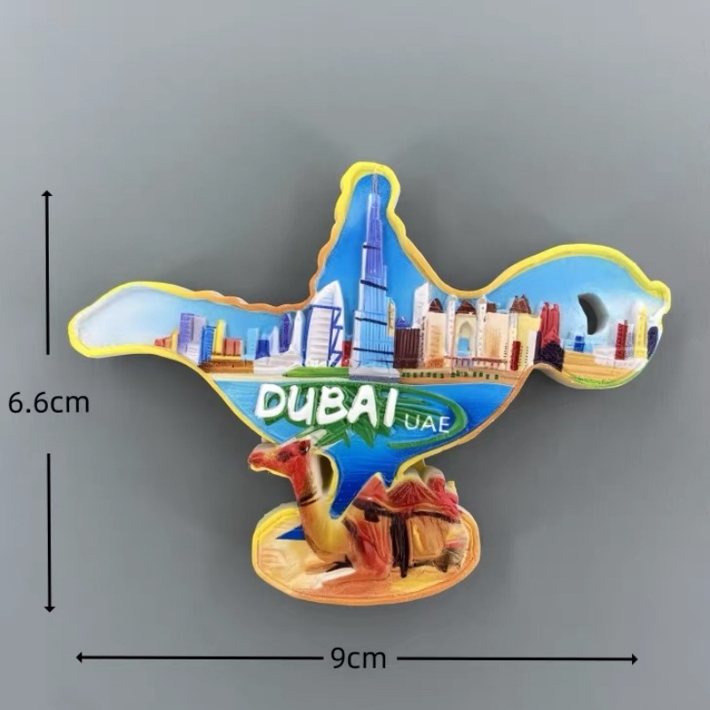 แม่เหล็กติดตู้เย็นเรซิ่นวาดลาย - Home Decor Uae บทวิจารณ์และราคา
