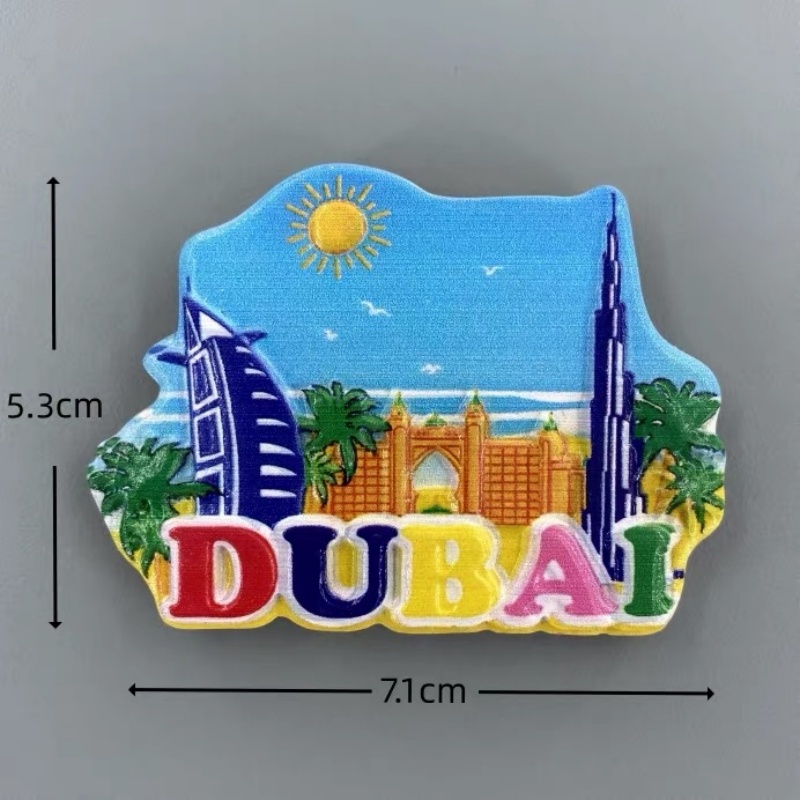 แม่เหล็กติดตู้เย็นเรซิ่นวาดลาย - Home Decor Uae บทวิจารณ์และราคา