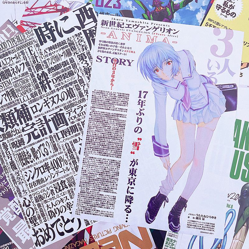 10/20/40pcs Evangelion Ayanami - Home Decor Magazine บทวิจารณ์และราคา