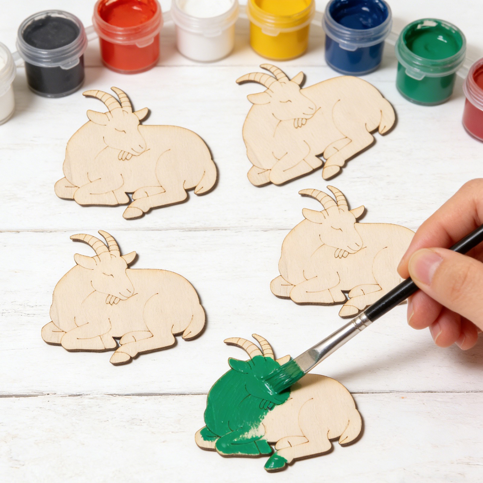 ชุดงานฝีมือไม้แกะสลักรูปแกะ 10 - Home Decor Diy บทวิจารณ์และราคา