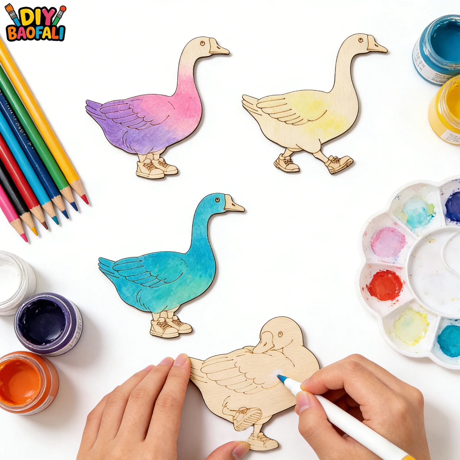 ชุดงานฝีมือไม้ยังไม่เสร็จสมบูร - Home Decor Diy บทวิจารณ์และราคา